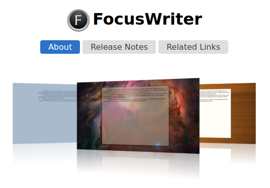 focuswriter section how